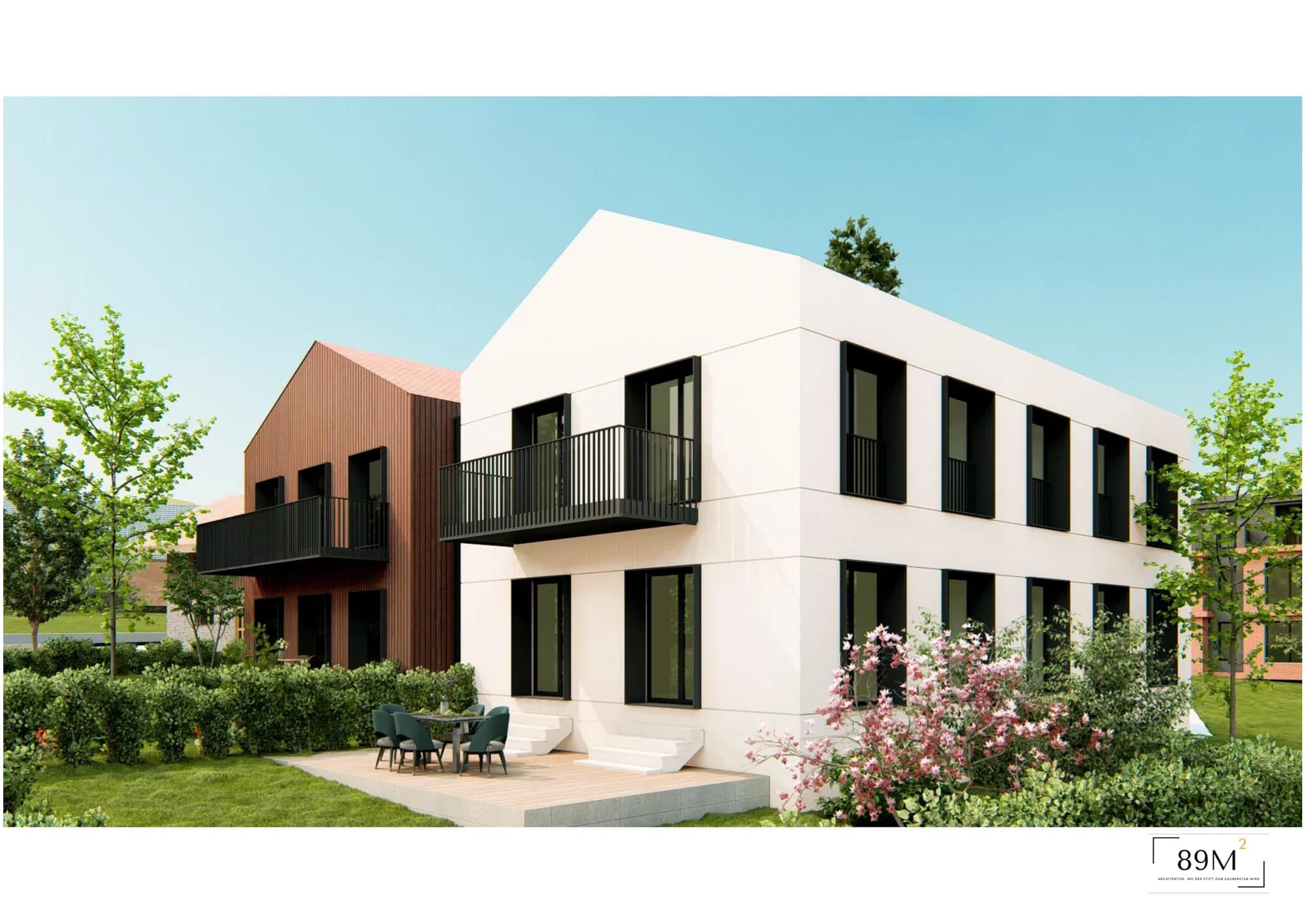 Machbarkeitsstudie für 3 Mehrfamilienhäuser in Wiedlisbach – 89m2 Group Projektbild 6