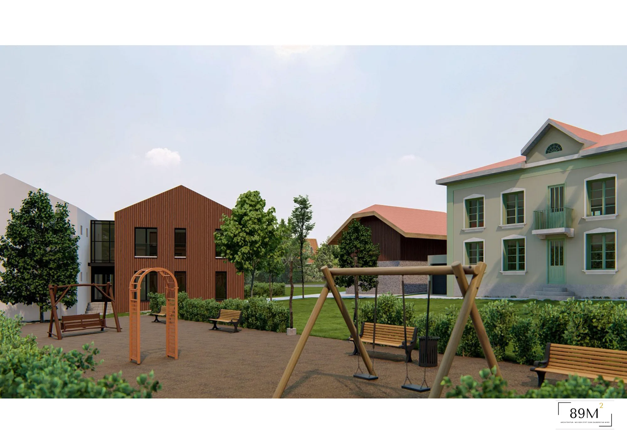 Machbarkeitsstudie für 3 Mehrfamilienhäuser in Wiedlisbach – 89m2 Group Projektbild 7