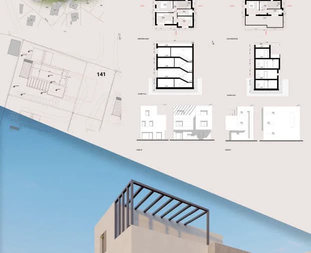Planung von 4 Einfamilienhäusern in Aarburg – 89m2 Group