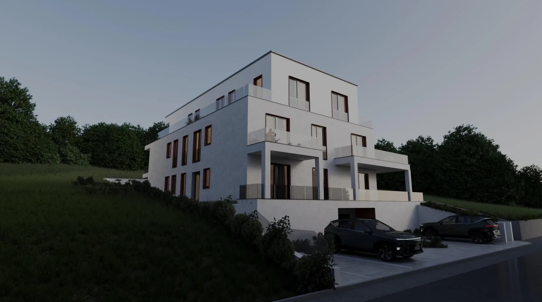 Planung eines Mehrfamilienhauses in Wangen-Brüttisellen – 89m2 Group Projektbild 1