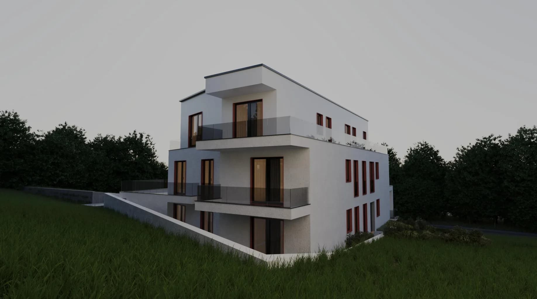 Planung eines Mehrfamilienhauses in Wangen-Brüttisellen – 89m2 Group Projektbild 3