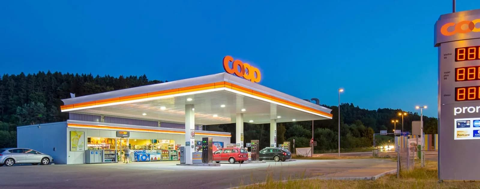 Planung und Umsetzung einer Tankstelle mit Einliegerwohnung in Trimbach – 89m2 Group